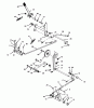 Toro 73380 (312-8) - 312-8 Garden Tractor, 1994 (4900001-4999999) Ersatzteile CLUTCH, BRAKE AND SPEED CONTROL LINKAGE