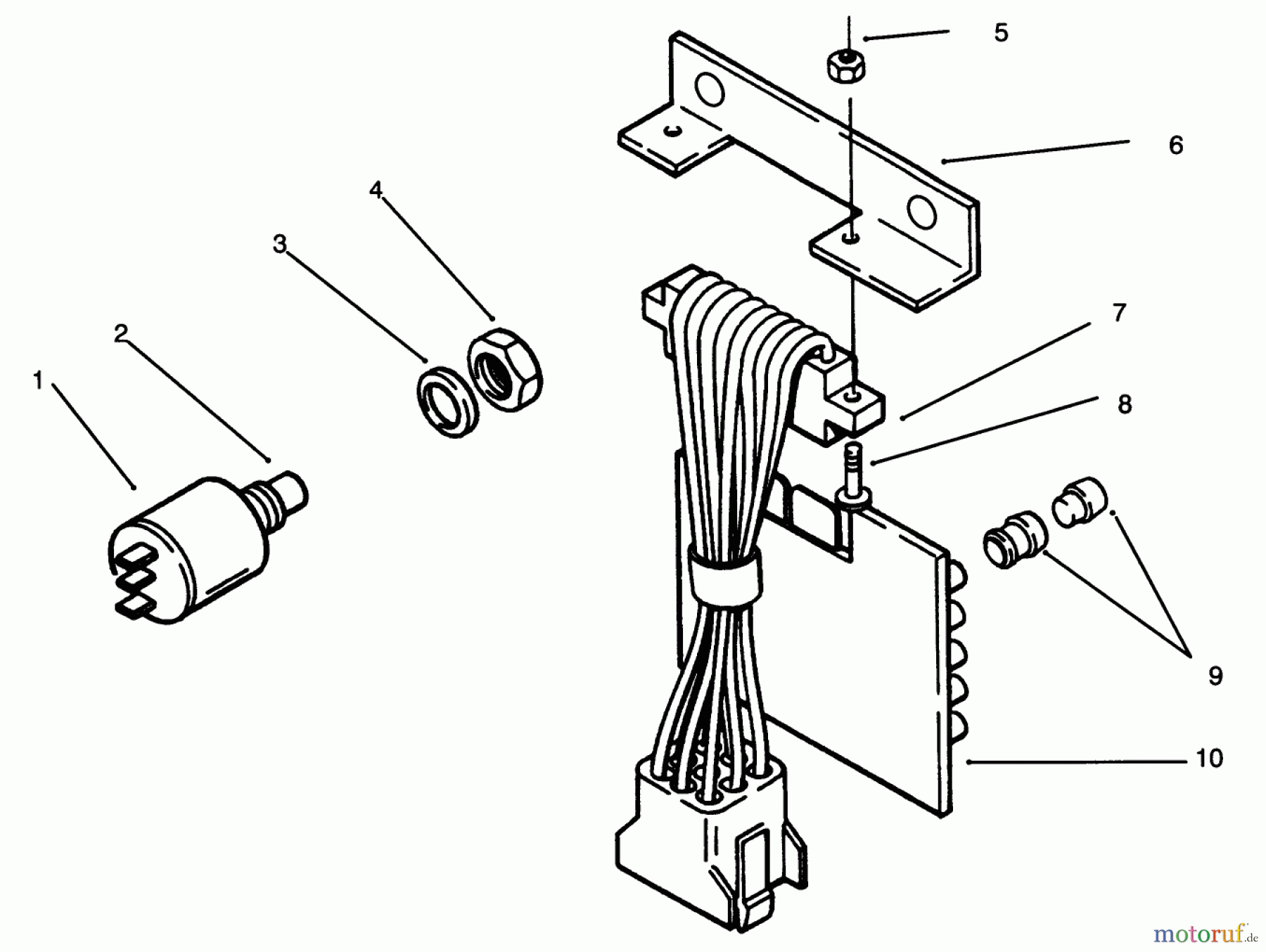  Toro Neu Mowers, Lawn & Garden Tractor Seite 1 73380 (312-8) - Toro 312-8 Garden Tractor, 1994 (4900001-4999999) ELECTRICAL SYSTEM #2