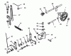 Toro 73380 (312-8) - 312-8 Garden Tractor, 1994 (4900001-4999999) Ersatzteile GOVERNOR LINKAGE