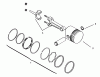 Toro 73380 (312-8) - 312-8 Garden Tractor, 1994 (4900001-4999999) Ersatzteile PISTON AND RINGS