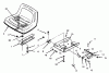 Toro 73380 (312-8) - 312-8 Garden Tractor, 1994 (4900001-4999999) Ersatzteile SEAT