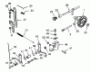 Toro 73400 (314-8) - 314-8 Garden Tractor, 1993 (3900001-3999999) Ersatzteile GOVERNOR LINKAGE