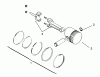 Toro 73400 (314-8) - 314-8 Garden Tractor, 1993 (3900001-3999999) Ersatzteile PISTON AND RINGS