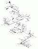 Toro 73400 (314-8) - 314-8 Garden Tractor, 1996 (SN 6900001-6999999) Ersatzteile CLUTCH, BRAKE AND SPEED CONTROL LINKAGE