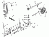 Toro 73400 (314-8) - 314-8 Garden Tractor, 1996 (SN 6900001-6999999) Ersatzteile GOVERNOR LINKAGE