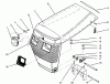 Toro 73400 (314-8) - 314-8 Garden Tractor, 1996 (SN 6900001-6999999) Ersatzteile HOOD ASSEMBLY