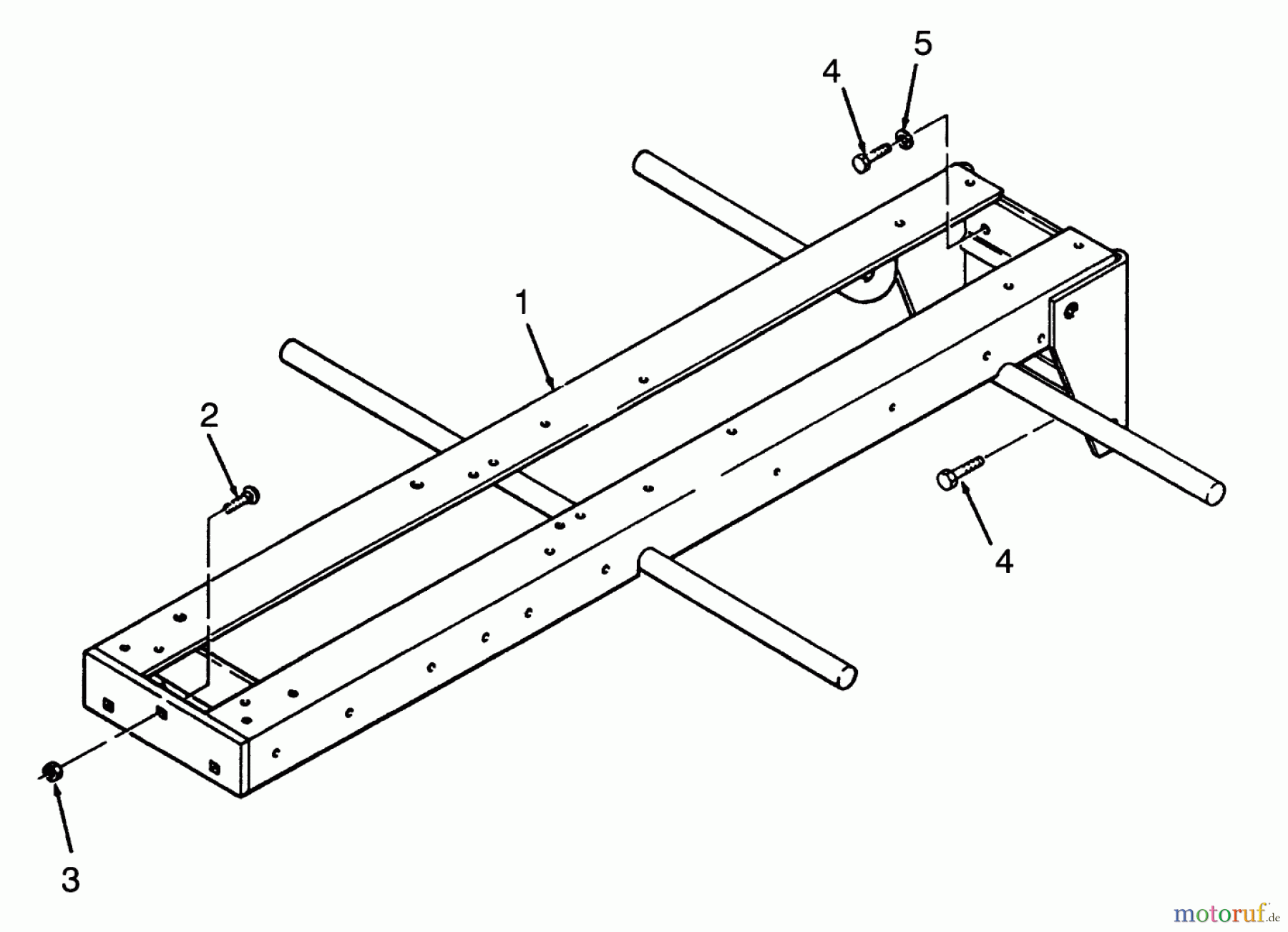 Toro Neu Mowers, Lawn & Garden Tractor Seite 1 73401 (314-H) - Toro 314-H Garden Tractor, 1993 (3900001-3999999) FRAME
