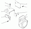 Toro 73401 (314-H) - 314-H Garden Tractor, 1995 (5900001-5900260) Ersatzteile BAFFLES AND SHROUDS