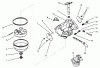Toro 73401 (314-H) - 314-H Garden Tractor, 1995 (5900001-5900260) Ersatzteile CARBURETOR