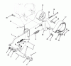 Toro 73401 (314-H) - 314-H Garden Tractor, 1995 (5900001-5900260) Ersatzteile CLUTCH, BRAKE AND SPEED CONTROL LINKAGE