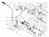 Toro 73401 (314-H) - 314-H Garden Tractor, 1995 (5900001-5900260) Ersatzteile CLUTCH, BRAKE MOTION CONTROL LINKAGE