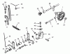 Toro 73401 (314-H) - 314-H Garden Tractor, 1995 (5900001-5900260) Ersatzteile GOVERNOR LINKAGE