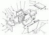 Toro 73401 (314-H) - 314-H Garden Tractor, 1995 (5900001-5900260) Ersatzteile HOOD STAND AND SUPPORTS