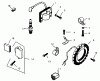Toro 73401 (314-H) - 314-H Garden Tractor, 1995 (5900001-5900260) Ersatzteile IGNITION SYSTEM