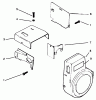Toro 73401 (314-H) - 314-H Garden Tractor, 1996 (6900001-6999999) Ersatzteile BAFFLES AND SHROUDS