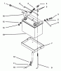 Toro 73401 (314-H) - 314-H Garden Tractor, 1996 (6900001-6999999) Ersatzteile BATTERY