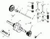 Toro 73401 (314-H) - 314-H Garden Tractor, 1996 (6900001-6999999) Ersatzteile CAMSHAFT, CRANKSHAFT AND VALVES