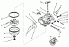 Toro 73401 (314-H) - 314-H Garden Tractor, 1996 (6900001-6999999) Ersatzteile CARBURETOR