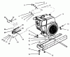 Toro 73401 (314-H) - 314-H Garden Tractor, 1996 (6900001-6999999) Ersatzteile ENGINE, MUFFLER, PULLEY & DRIVE BELT