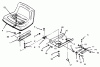Toro 73401 (314-H) - 314-H Garden Tractor, 1996 (6900001-6999999) Ersatzteile SEAT