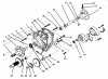 Toro 73401 (314-H) - 314-H Garden Tractor, 1996 (6900001-6999999) Ersatzteile TRANSAXLE ASSEMBLY #2