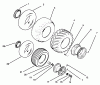 Toro 73401 (314-H) - 314-H Garden Tractor, 1996 (6900001-6999999) Ersatzteile WHEELS AND TIRES