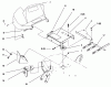 Toro 79301 - 42"/48" Vacuum Bagger, 1996 (6900001-6999999) Ersatzteile 42" DECK COMPONENTS ASSEMBLY