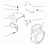 Toro 73402 (314-8) - 314-8 Garden Tractor, 1997 (7900001-7999999) Ersatzteile BAFFLES AND SHROUDS