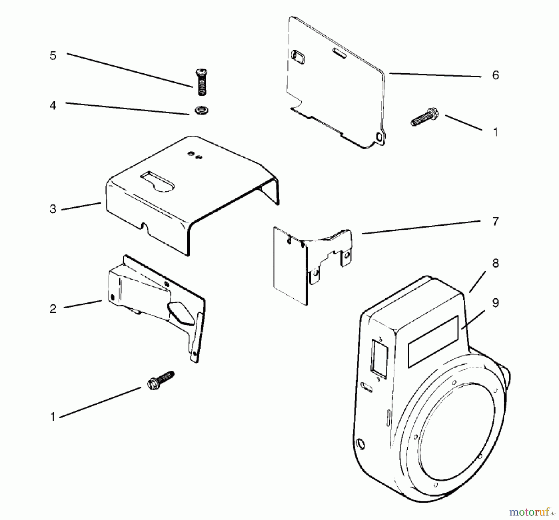 Toro Neu Mowers, Lawn & Garden Tractor Seite 1 73402 (314-8) - Toro 314-8 Garden Tractor, 1997 (7900001-7999999) BAFFLES AND SHROUDS