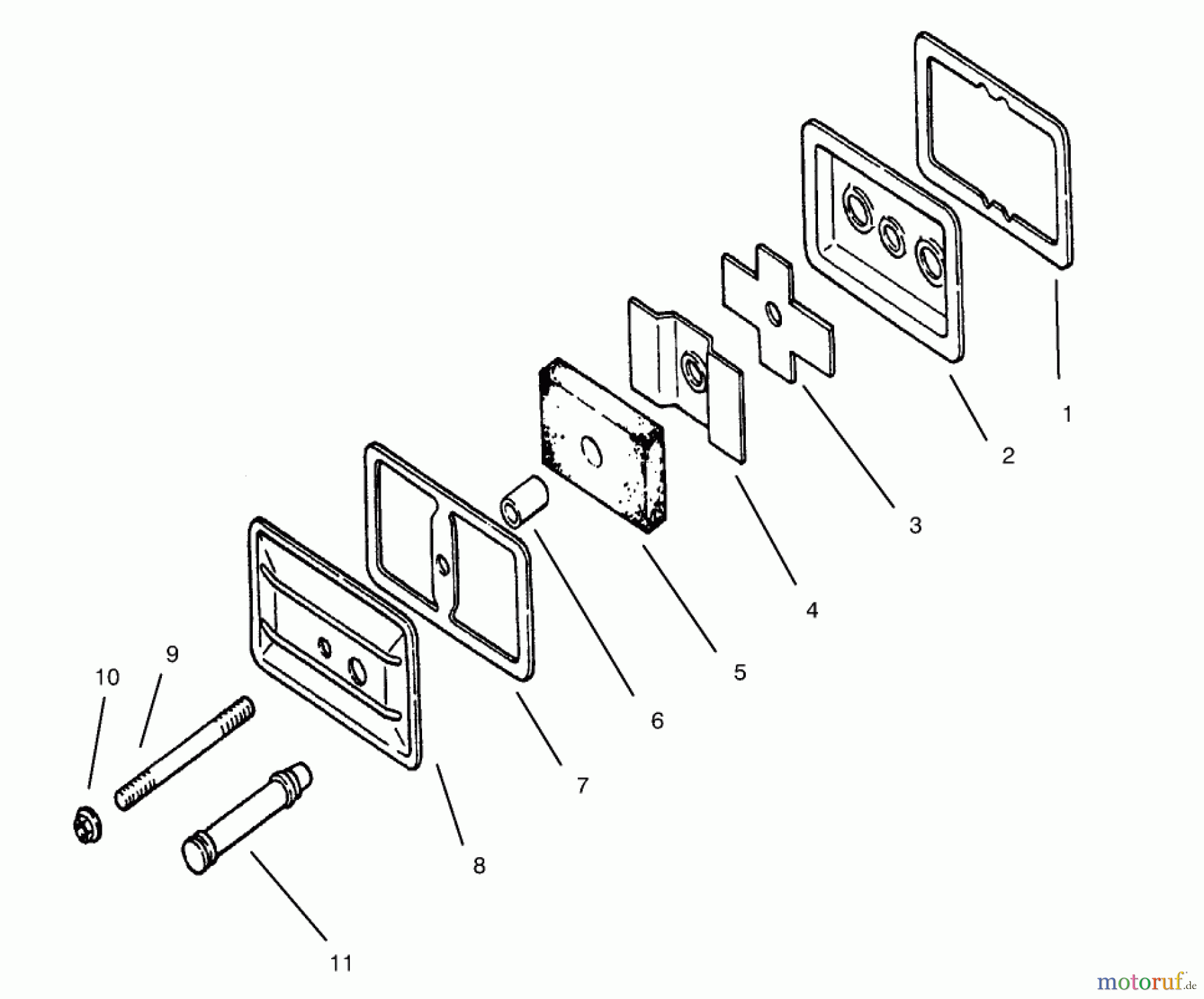 Toro Neu Mowers, Lawn & Garden Tractor Seite 1 73402 (314-8) - Toro 314-8 Garden Tractor, 1997 (7900001-7999999) BREATHER AND VENT