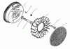 Toro 73402 (314-8) - 314-8 Garden Tractor, 1997 (7900001-7999999) Ersatzteile FLYWHEEL