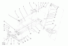Toro 73402 (314-8) - 314-8 Garden Tractor, 1997 (7900001-7999999) Ersatzteile FRAME AXLE AND STEERING SYSTEM
