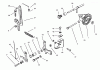 Toro 73402 (314-8) - 314-8 Garden Tractor, 1997 (7900001-7999999) Ersatzteile GOVERNOR LINKAGE