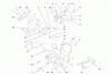 Toro 73402 (314-8) - 314-8 Garden Tractor, 1997 (7900001-7999999) Ersatzteile HOODSTAND, CONSOLE
