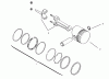 Toro 73402 (314-8) - 314-8 Garden Tractor, 1997 (7900001-7999999) Ersatzteile PISTON AND RINGS