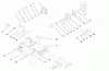 Toro 73402 (314-8) - 314-8 Garden Tractor, 1997 (7900001-7999999) Ersatzteile PTO CLUTCH, COVER AND BELT GUIDES