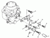 Toro 73420 (416-8) - 416-8 Garden Tractor, 1993 (3900001-3999999) Ersatzteile CHOKE LINKAGE