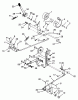 Toro 73420 (416-8) - 416-8 Garden Tractor, 1993 (3900001-3999999) Ersatzteile CLUTCH, BRAKE AND SPEED CONTROL LINKAGE