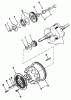 Toro 73420 (416-8) - 416-8 Garden Tractor, 1993 (3900001-3999999) Ersatzteile CRANKSHAFT, CAMSHAFT, FLYWHEEL