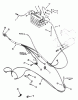 Toro 73420 (416-8) - 416-8 Garden Tractor, 1993 (3900001-3999999) Ersatzteile ELECTRICAL SYSTEM #3