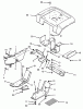 Toro 73420 (416-8) - 416-8 Garden Tractor, 1993 (3900001-3999999) Ersatzteile FENDER AND SUPPORTS