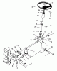 Toro 73420 (416-8) - 416-8 Garden Tractor, 1993 (3900001-3999999) Ersatzteile FRONT AXLE AND STEERING