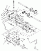 Toro 73420 (416-8) - 416-8 Garden Tractor, 1993 (3900001-3999999) Ersatzteile TRANSMISSION 8-SPEED #1