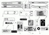 Toro 73420 (416-8) - 416-8 Garden Tractor, 1995 (5900001-5000614) Ersatzteile DECALS