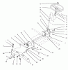 Toro 73420 (416-8) - 416-8 Garden Tractor, 1995 (5900001-5000614) Ersatzteile FRONT AXLE AND STEERING