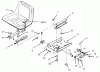 Toro 73420 (416-8) - 416-8 Garden Tractor, 1995 (5900001-5000614) Ersatzteile SEAT