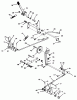 Toro 73420 (416-8) - 416-8 Garden Tractor, 1996 (6900001-6999999) Ersatzteile CLUTCH, BRAKE AND SPEED CONTROL LINKAGE