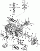 Toro 73420 (416-8) - 416-8 Garden Tractor, 1996 (6900001-6999999) Ersatzteile CYLINDER BLOCK