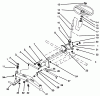 Toro 73420 (416-8) - 416-8 Garden Tractor, 1996 (6900001-6999999) Ersatzteile FRONT AXLE AND STEERING
