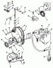 Toro 73420 (416-8) - 416-8 Garden Tractor, 1996 (6900001-6999999) Ersatzteile GEARCASE AND IGNITION CONTROLS
